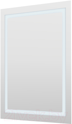Зеркало Пекам Astra 1 60x80 / astra1-60x80scl (с подсветкой, сенсором на прикосновение и часами)