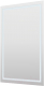 Зеркало Пекам Astra 1 80x120 / astra1-80x120sp (с подсветкой, сенсором на прикосновение и подогревом) - 