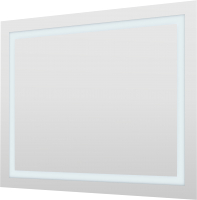 Зеркало Пекам Astra 1 80x60 / astra1-80x60scl (с подсветкой, сенсором на прикосновение и часами) - 