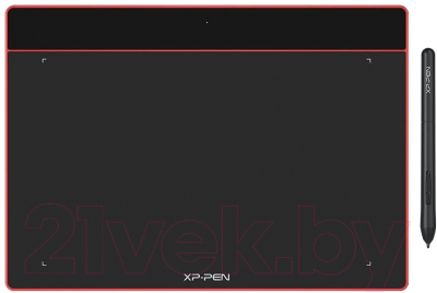 Графический планшет XP-Pen Deco Fun L (красный)