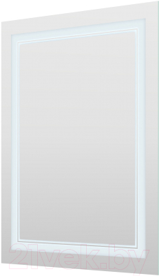 Зеркало Пекам Astra 2 60x80 / astra2-60x80scl (с подсветкой, сенсором на прикосновение и часами)