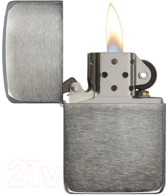 Зажигалка Zippo Black Ice 1941 Replica / 24096 (латунь/сталь, черный, глянцевый)