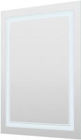 Зеркало Пекам Astra 2 60x80 / astra2-60x80spcl (с подсветкой, сенсором на прикосновение, подогревом и часами) - 