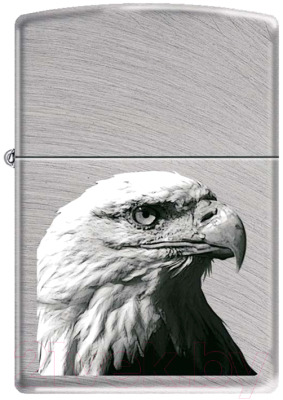 Зажигалка Zippo Eagle Head / 24647 (серебристый матовый)