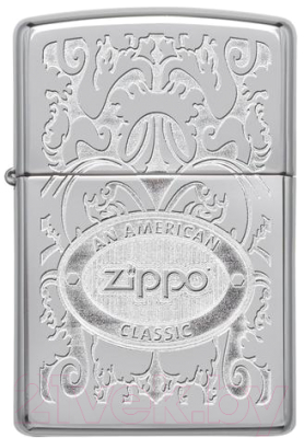 Зажигалка Zippo Crown Stamp / 24751 (серебристый глянцевый)