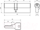 Миниатюра изображения товара Цилиндровый механизм замка Стандарт Z.I.90-5K (35x10x45) СР