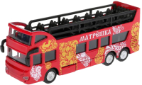Автобус игрушечный Технопарк Двухэтажный / SB-16-21-1-WB - 