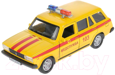 Автомобиль игрушечный Технопарк ВАЗ-2104. Жигули. Скорая / 2104-12AMB-YE
