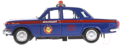 Автомобиль игрушечный Технопарк ГАЗ-2401. Волга Полиция / 2401-12POL-BU