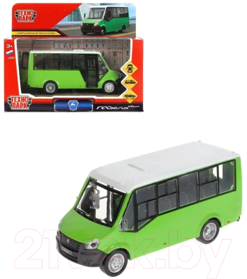 Автомобиль игрушечный Технопарк Газель Next Citiline / NEXTCITI-15-GN (зеленый)