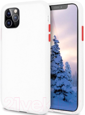 Чехол-накладка Case Acrylic для iPhone 11 Pro Max (белый)