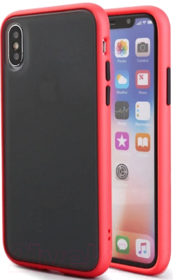 Чехол-накладка Case Acrylic для iPhone XS Max (красный)