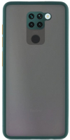 Чехол-накладка Case Acrylic для Redmi Note 9 (зеленый) - 