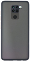 Чехол-накладка Case Acrylic для Redmi Note 9 (черный) - 