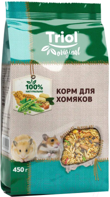 Изображение товара Корм для грызунов Triol Original для хомяков / 40111012 (450г)