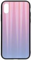 Чехол-накладка Case Aurora для iPhone XS Max (розовый/фиолетовый) - 