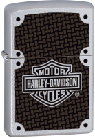 Зажигалка Zippo Harley-Davidson / 24025 (серебристый матовый) - 