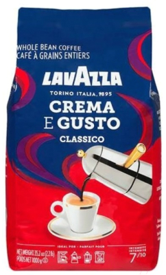 

Кофе в зернах Lavazza, Crema e Gusto Classico / 12332