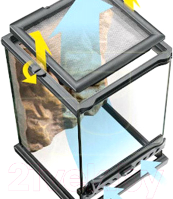 Террариум Exo Terra из силикатного стекла 20x20x20 / PT2599 / H225991