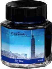 Чернила для перьевой ручки Pierre Cardin City Fantasy / PC332-S14 (30мл, синий небесный)