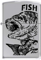 Зажигалка Zippo Fish - Big Mouth / 250 - 