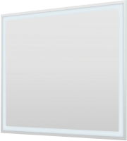 Зеркало Пекам Greta 90x80 / greta-90x80spcl (с подсветкой, сенсором на прикосновение, подогревом и часами) - 