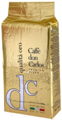 Кофе молотый Carraro Don Carlos Qualita Oro (250г)