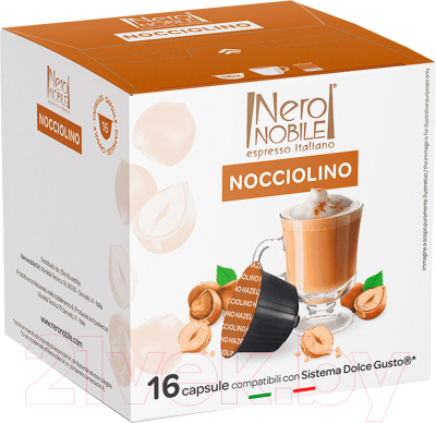Кофе в капсулах Neronobile Nocciolino стандарт Dolce Gusto (16x12г)