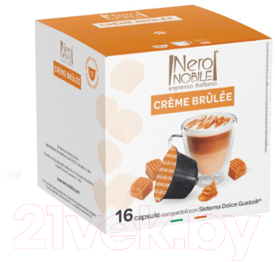 Кофе в капсулах Neronobile Creme Brulee стандарт Dolce Gusto (16x12г)
