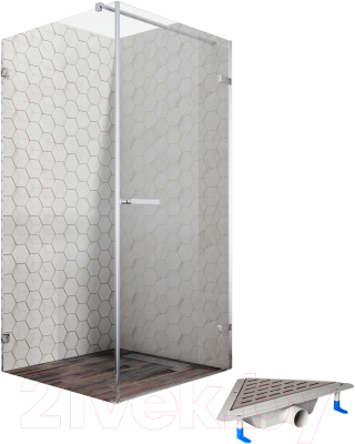 

Душевой уголок Ambassador, Set 100x100 / 10011102R-ST10