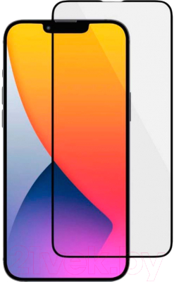 Защитное стекло для телефона Case 3D для Apple iPhone 13 Pro Max (черный глянец)