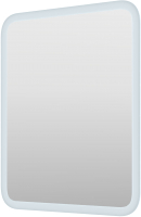 Зеркало Пекам Marta 80x90 / marta-80x90scl (с подсветкой, сенсором на прикосновение и часами) - 