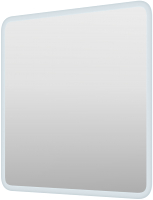Зеркало Пекам Marta 80x80 / marta-80x80spcl (с подсветкой, сенсором на прикосновение, подогревом и часами) - 