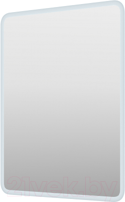 Зеркало Пекам Marta 80x100 / marta-80x100spcl (с подсветкой, сенсором на прикосновение, подогревом и часами)
