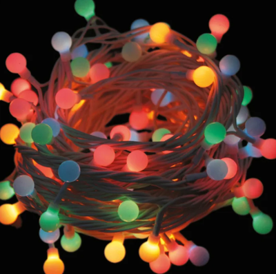 

Светодиодная гирлянда, Шарики Bead-100-5-MC LED / 008238