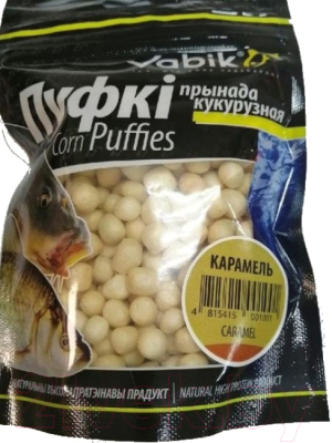 Прикормка рыболовная Vabik Corn Puffies XXL Карамель / 6064