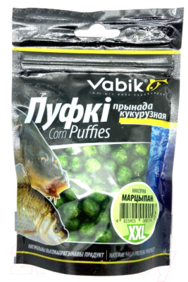 Прикормка рыболовная Vabik Corn Puffies XXL Марципан / 6474