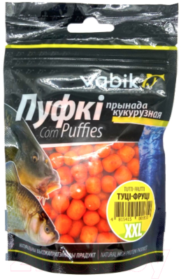 Прикормка рыболовная Vabik Corn Puffies XXL Тутти-фрути / 6574