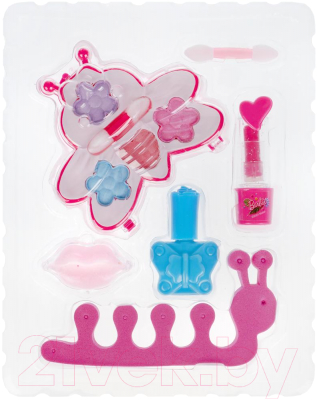 Набор детской декоративной косметики Милая Леди Барби: тени, блеск, помада, лак / 20678D2-BAR