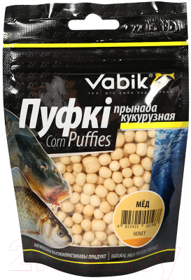 Прикормка рыболовная Vabik Corn Puffies Мед / 6591