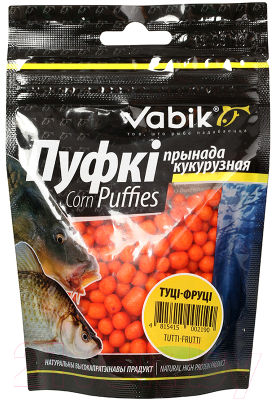 Прикормка рыболовная Vabik Corn Puffies Тутти-фрутти / 6612