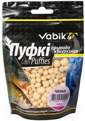 Прикормка рыболовная Vabik Corn Puffies Чеснок / 6614