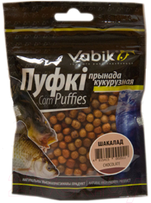 Прикормка рыболовная Vabik Corn Puffies Шоколад / 6595