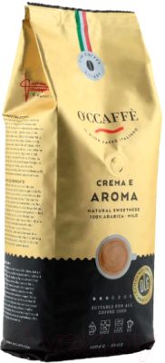 Кофе в зернах O'ccaffe Crema e Aroma 100% арабика (1кг)