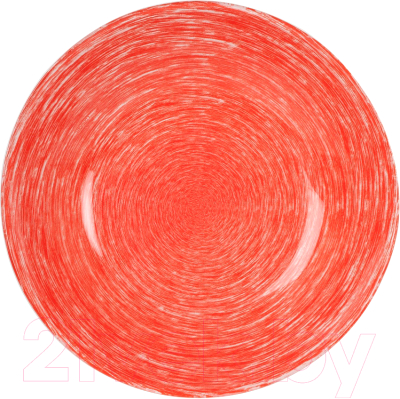 Тарелка столовая глубокая Luminarc Brush Mania Red P1383