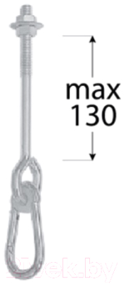 Крюк качельный Domax Тип А m12 MHA 130 / 885101
