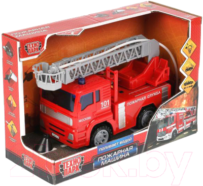 Автомобиль игрушечный Технопарк Пожарная машина / 1811A196-R