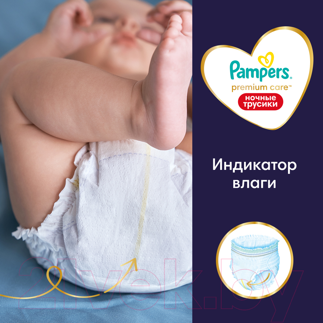 Подгузники-трусики детские Pampers Premium Care 4 Maxi ночные (22шт)