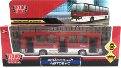 Автобус игрушечный Технопарк Рейсовый автобус / IKABUS-17-RDWH (красный)