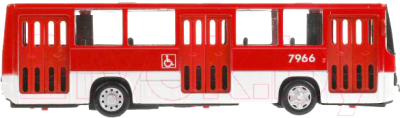 Автобус игрушечный Технопарк Рейсовый автобус / IKABUS-17-RDWH (красный)